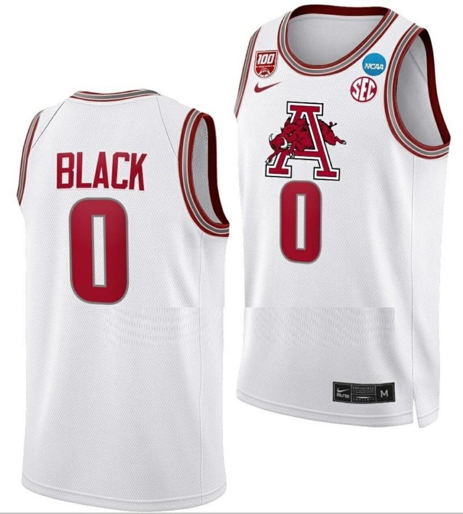 Anthony Black Jersey Arkansas Razorbacks College Basketball 2023 Ncaa March Mad