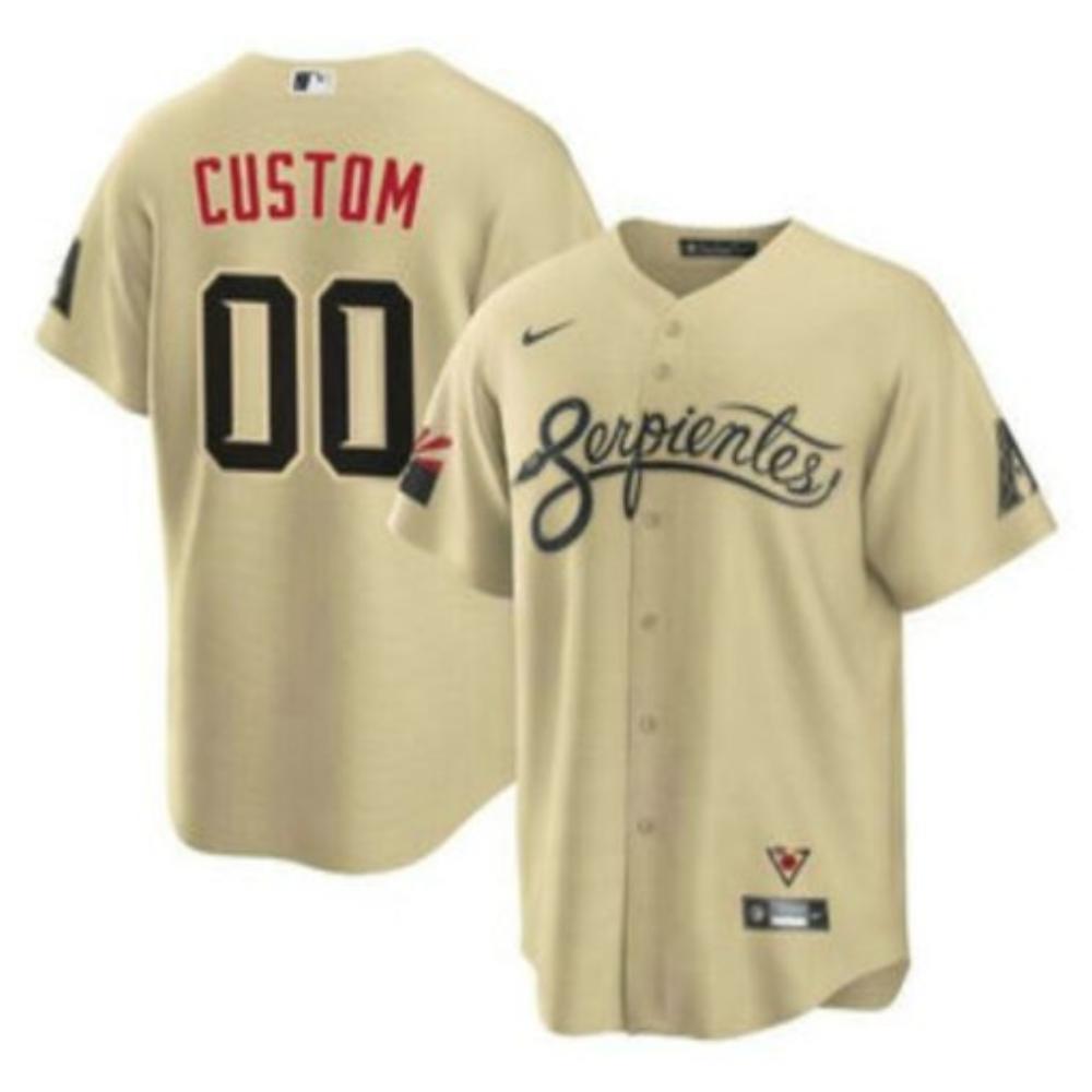 Arizona Diamondbacks Custom Name Number City Connect Baseball Jersey