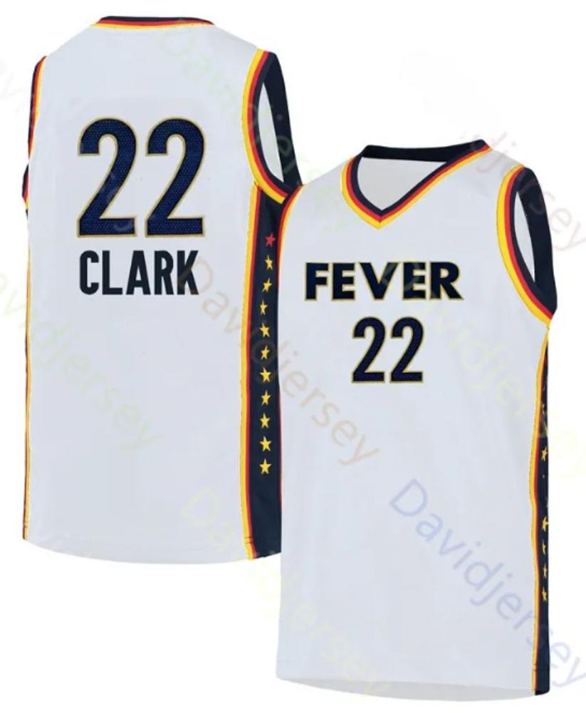 Caitlin Clark Jersey White 22 Indiana Fever Special Wnba Basketball2024