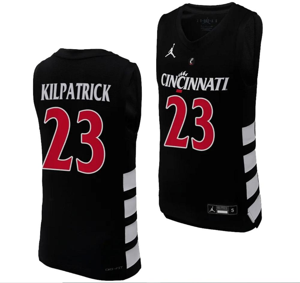 Cincinnati Bearcats Sean Kilpatrick Jersey 23 Black Basketball Unisex Replica