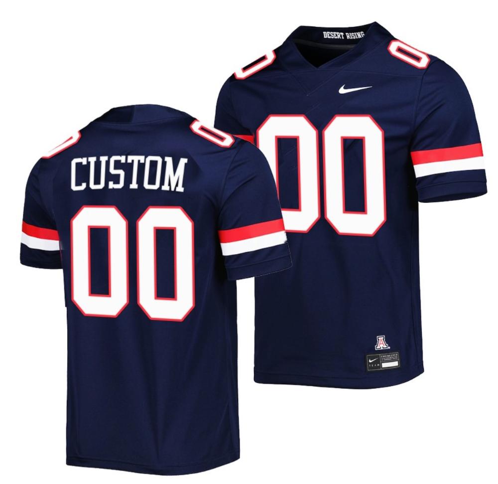 Custom Arizona Wildcats Jersey Name And Number College Football Untouchable Navy
