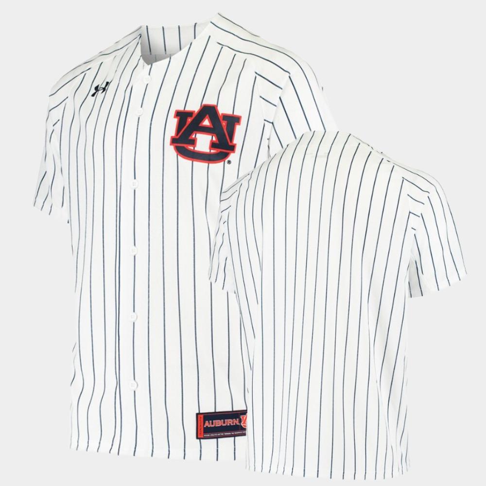 Custom Auburn Tigers Baseball Jersey Name Number College White Replica