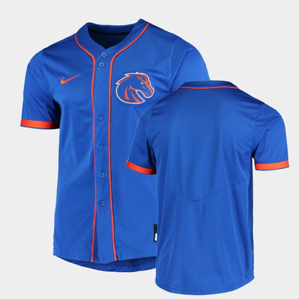Custom Boise State Baseball Jersey Name Number Broncos College Royal