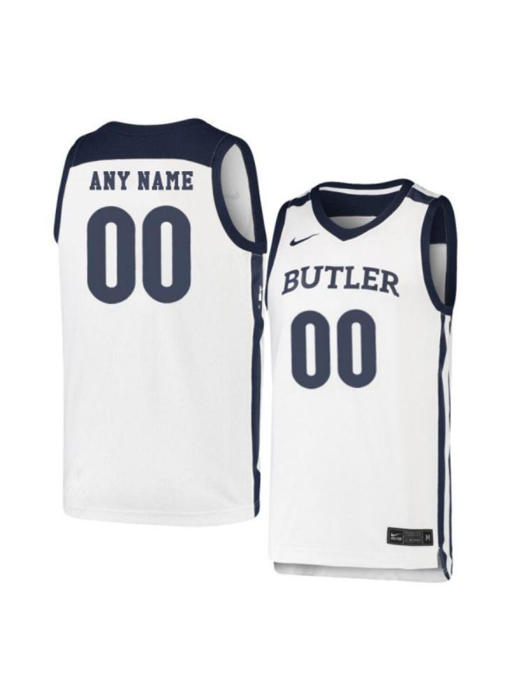 Custom Butler Bulldogs Jersey College Basketball Name And Number Elite White