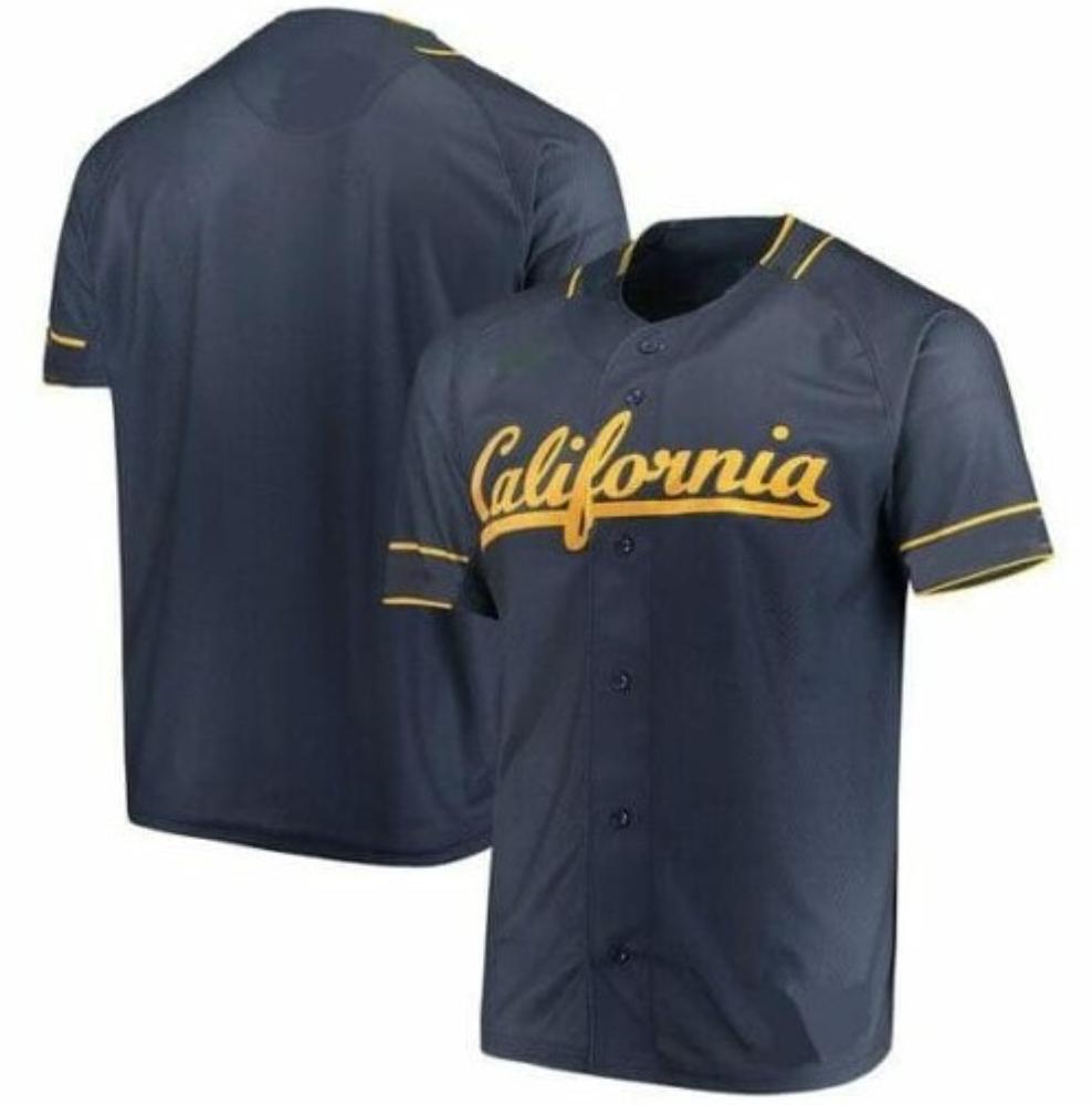 Custom California Golden Bears Jersey Name Number College Baseball