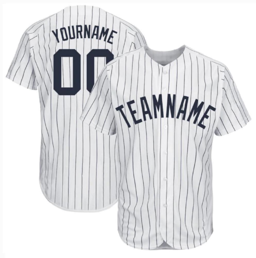 Custom Jersey 2024 Di Baseball Championship Mens College World White Pinstripe