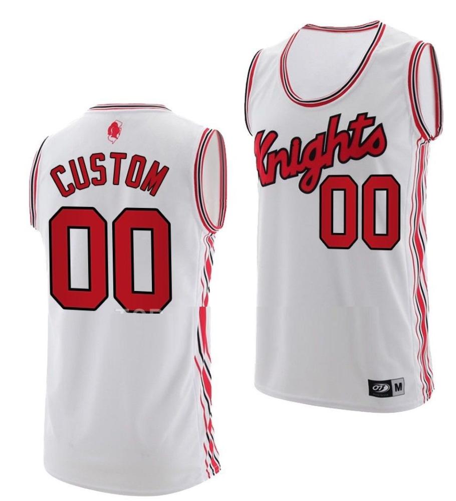 Custom Rutgers Scarlet Knights Jersey Name And Number College Retro White