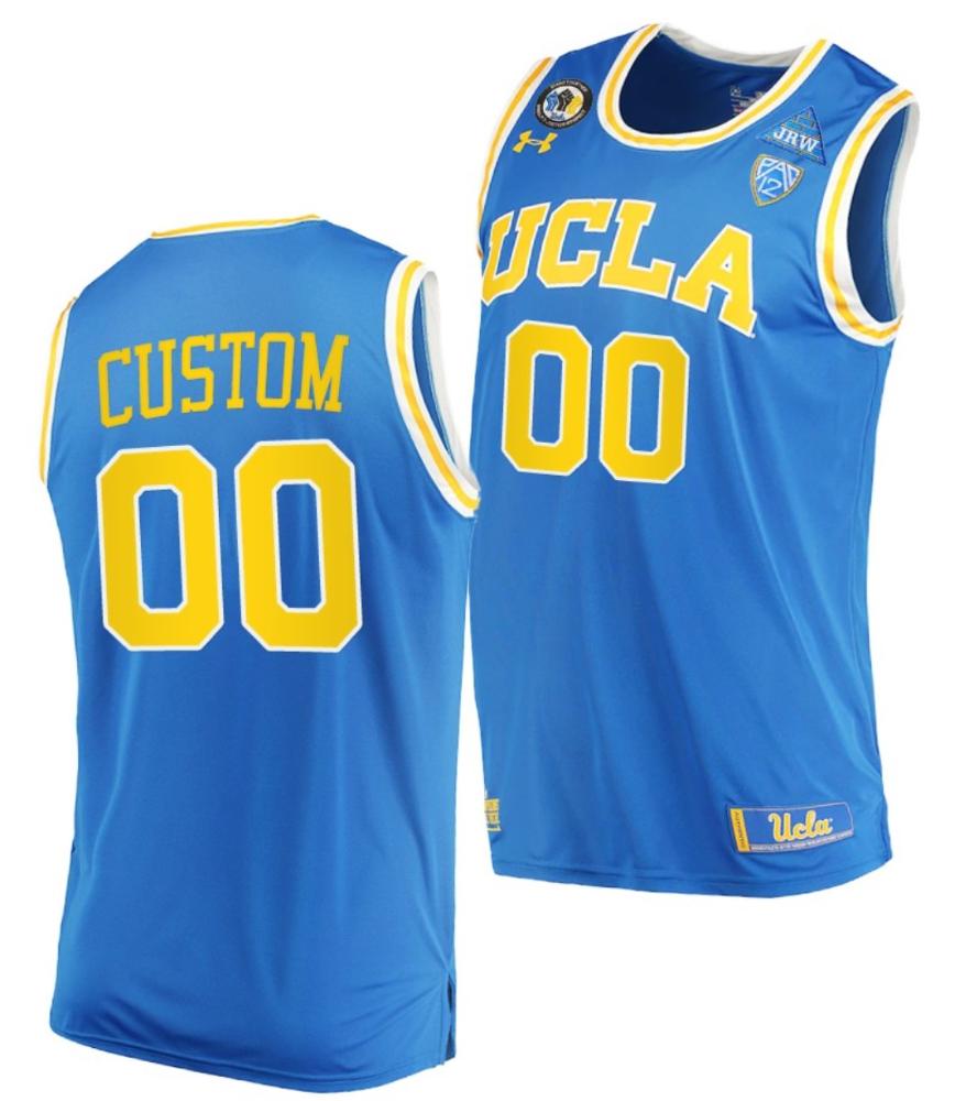 Custom Ucla Bruins Jersey Name And Number College Basketball 2021 March Madness