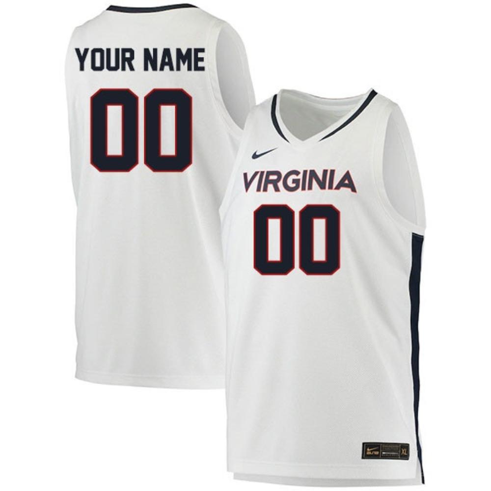 Custom Virginia Cavaliers Jersey Name And Number College Stitched White