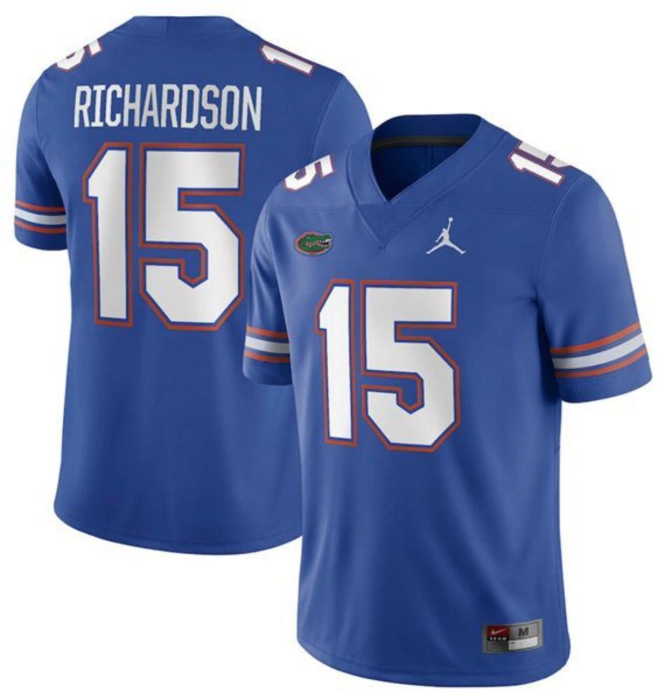 Florida Gators 15 Anthony Richardson Royal Stitched Jersey