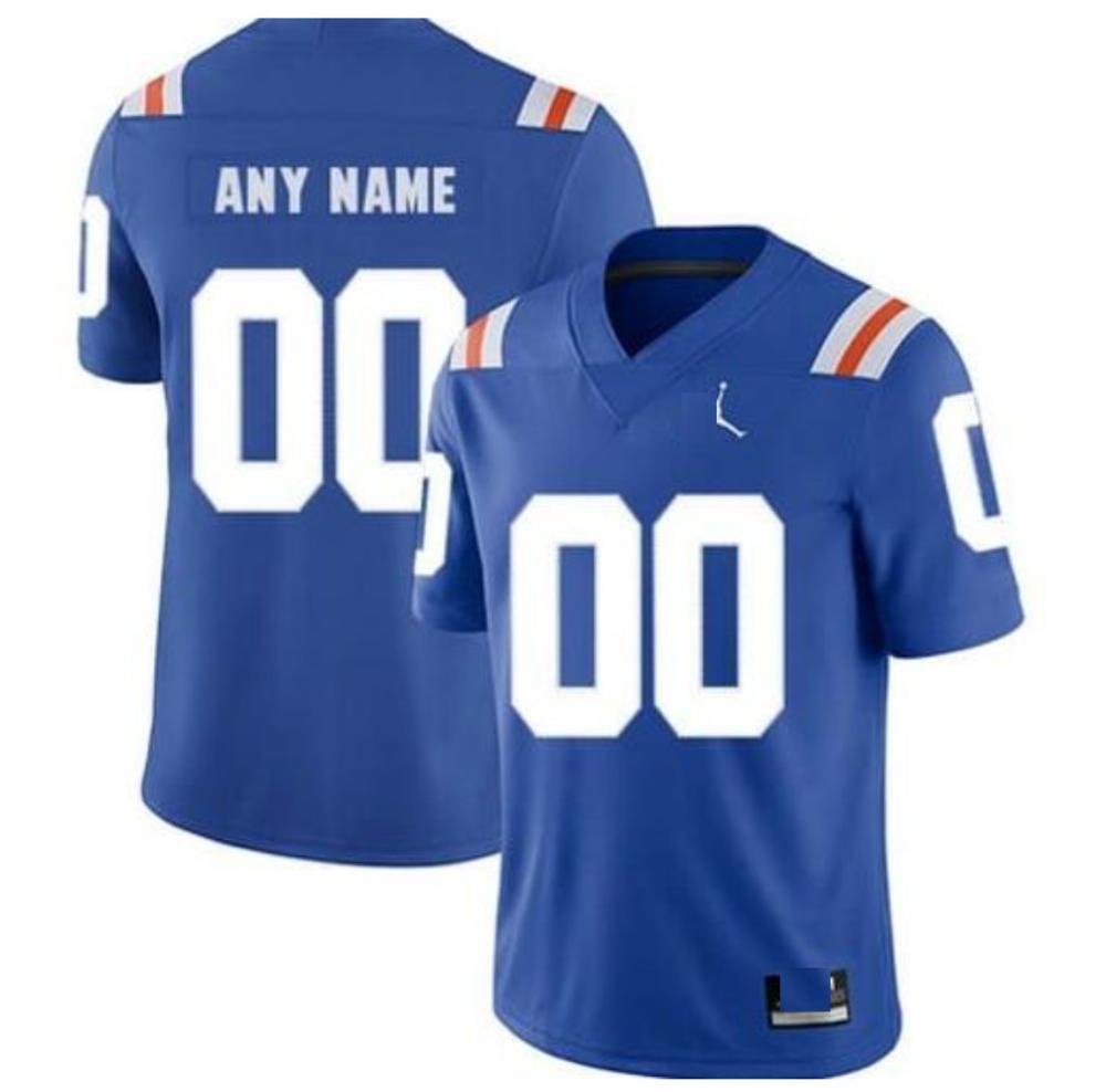 Florida Gators Custom 00 Jersey Royal Blue Ncaa College Football Jersey