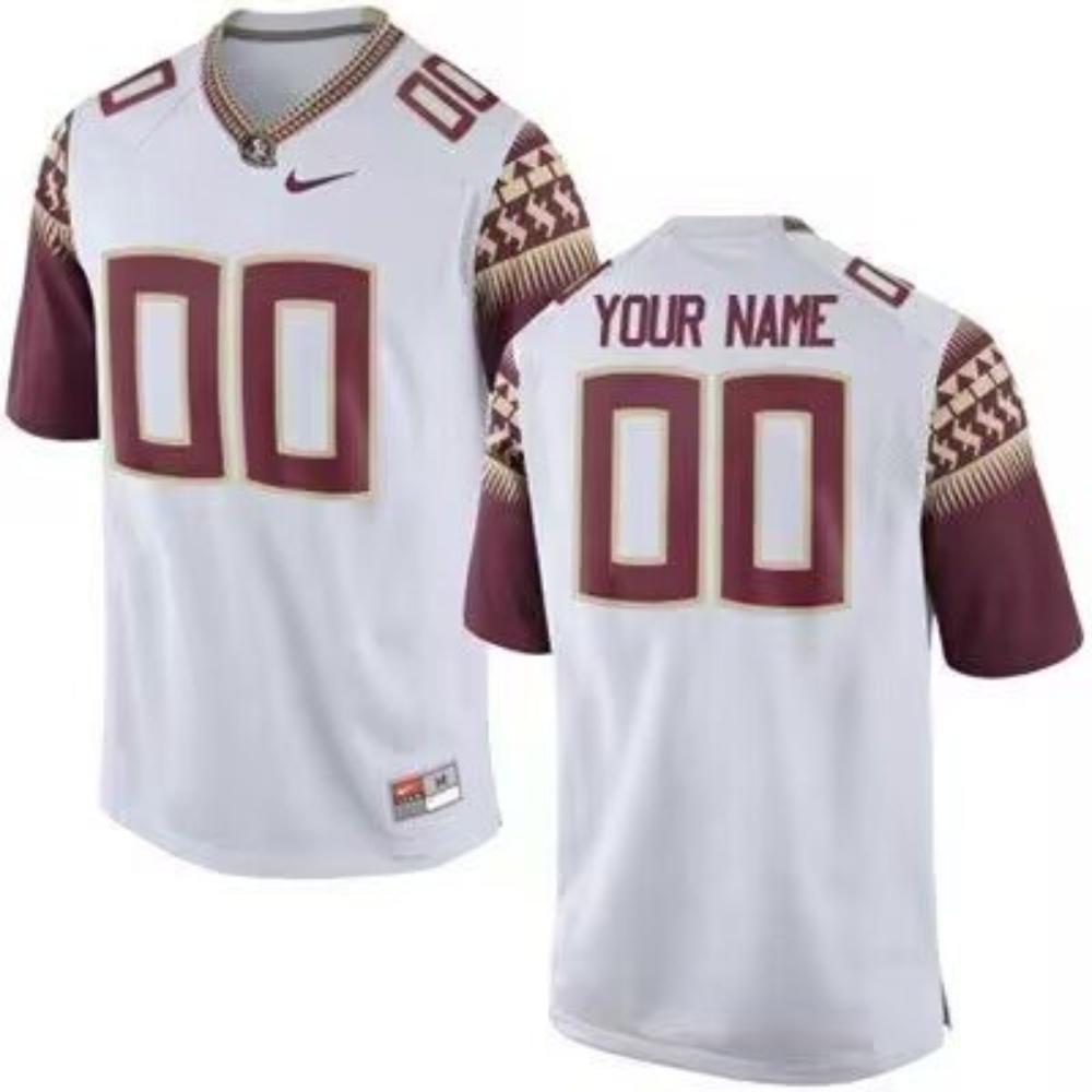 Florida State Seminoles Active Player Custom White Stitched Jersey