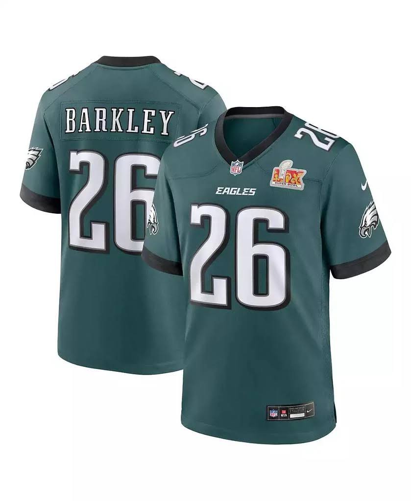 Nike Philadelphia Eagles Super Bowl Lix Nfl Game Jersey
