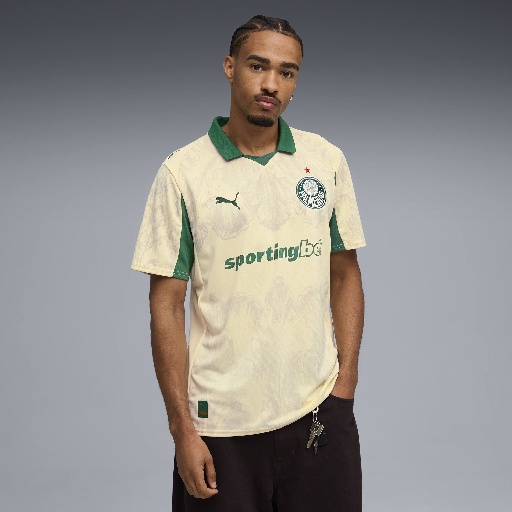 Men s Puma Palmeiras 2025 x KidSuper Jersey