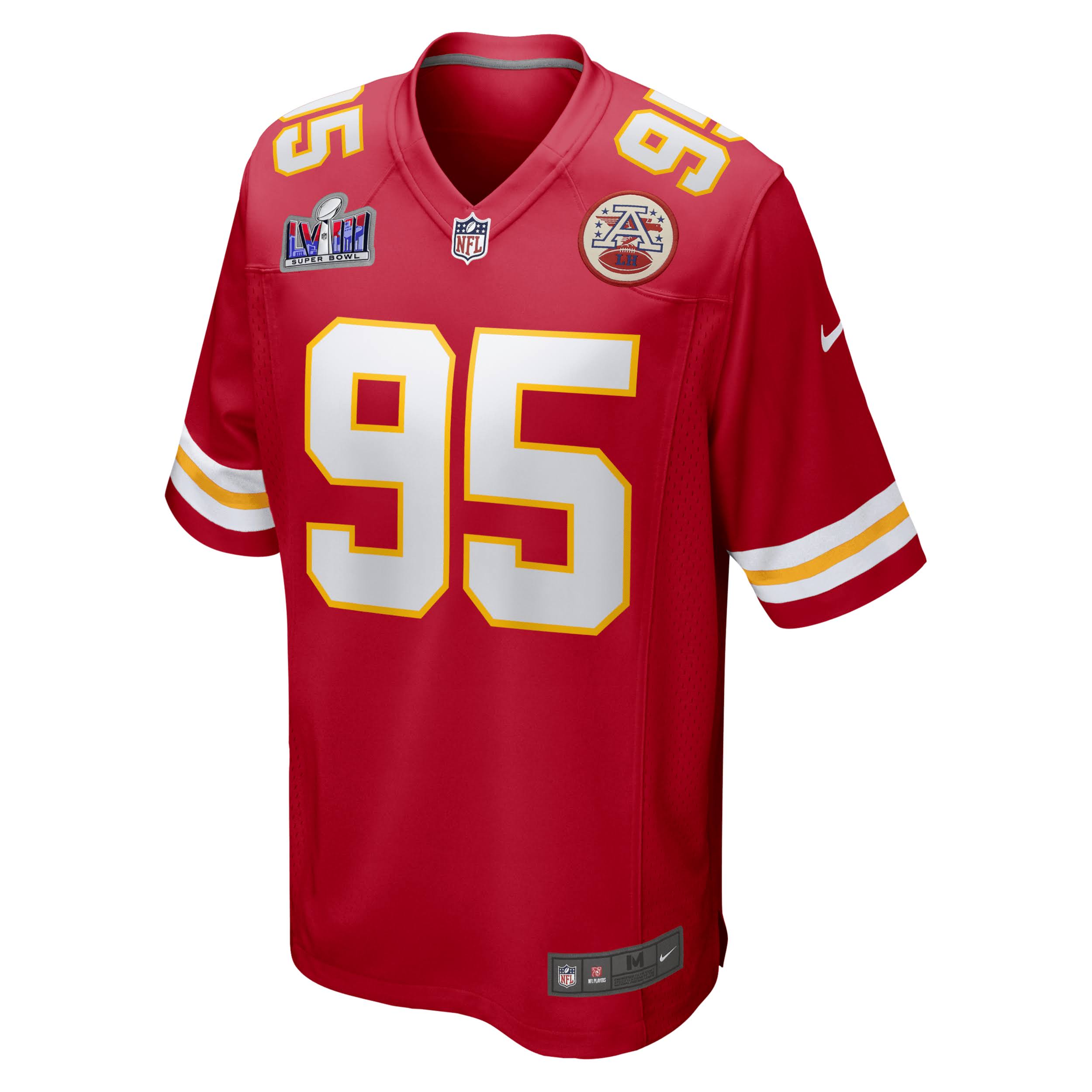 Men s Nike Deandre Hopkins Red Kansas City Chiefs Super Bowl Lix Game Player Jer