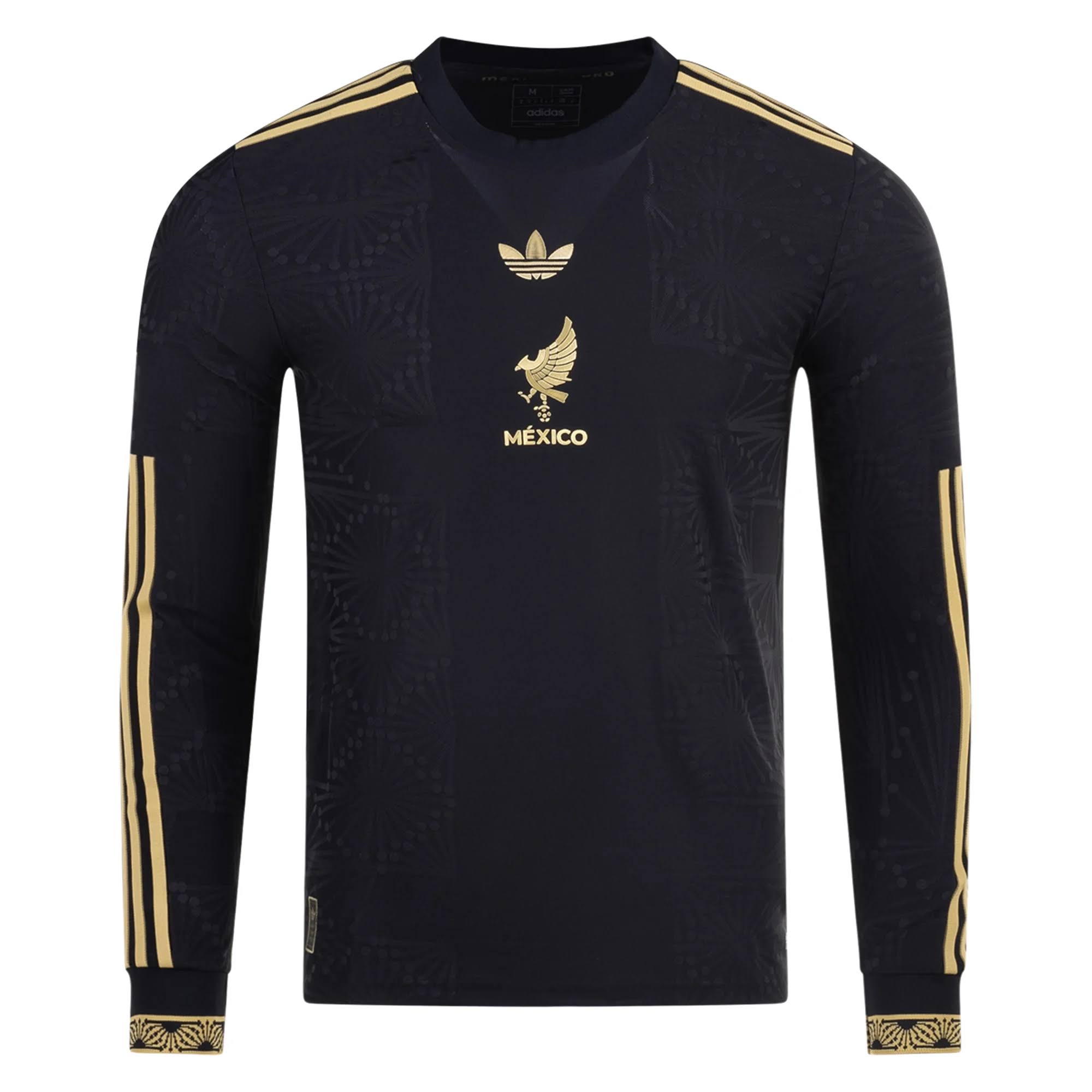 adidas Men s Mexico Gold Long Sleeve Soccer Jersey