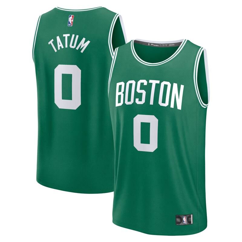 Men s Fanatics Jayson Tatum Kelly Green Boston Celtics Fast Break Replica Player