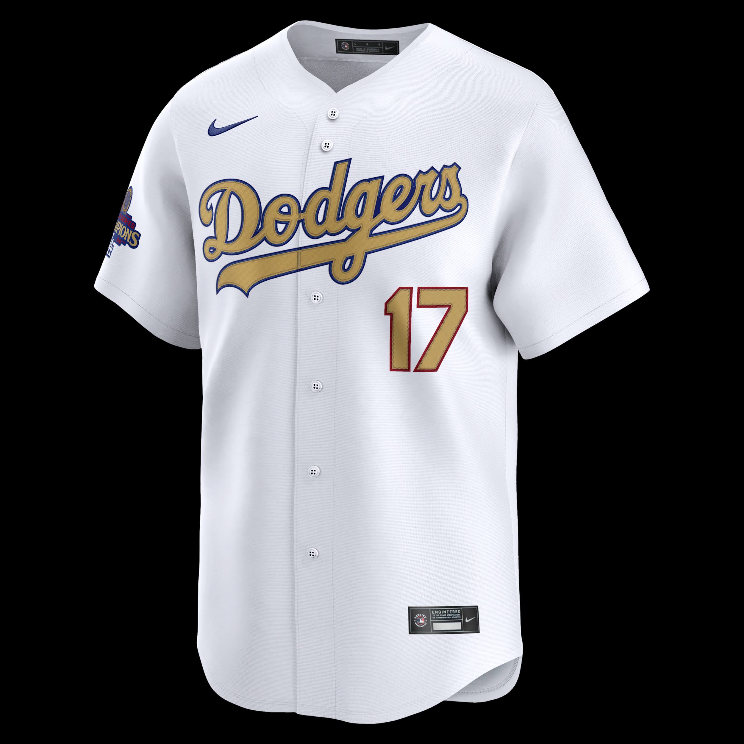 Shohei Ohtani Nike Los Angeles Dodgers Mens White 2024 World Series Champions Li