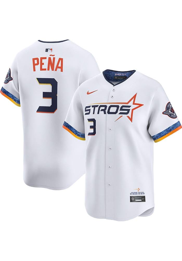 Nike Men s White Houston Astros 2025 City Connect Limited Player Jersey