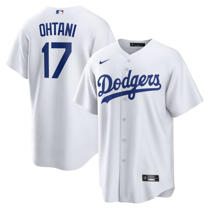 Youth Nike Shohei Ohtani White Los Angeles Dodgers Home Replica Player Jersey
