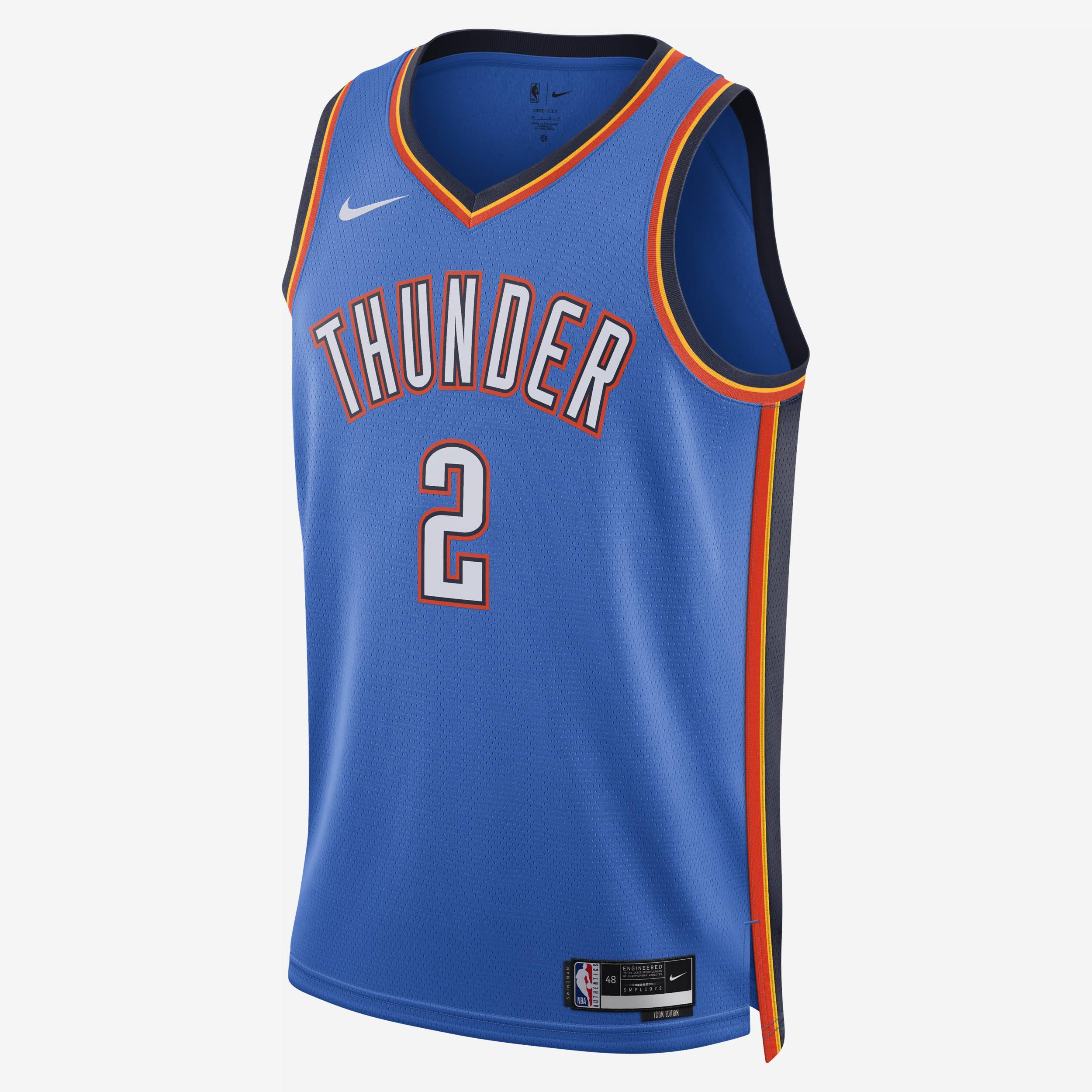 Nike Men s Oklahoma City Thunder Chet Holmgren 7 Dri FIT Swingman Jersey