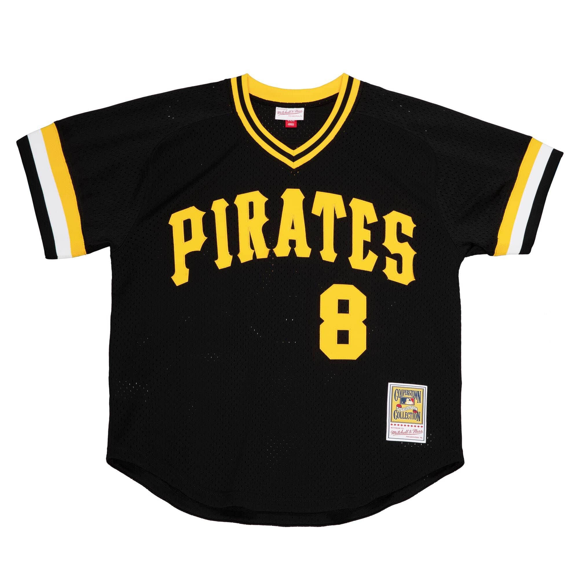 Men s Mitchell Ness Willie Stargell Black Pittsburgh Pirates 1982 Authentic Coop