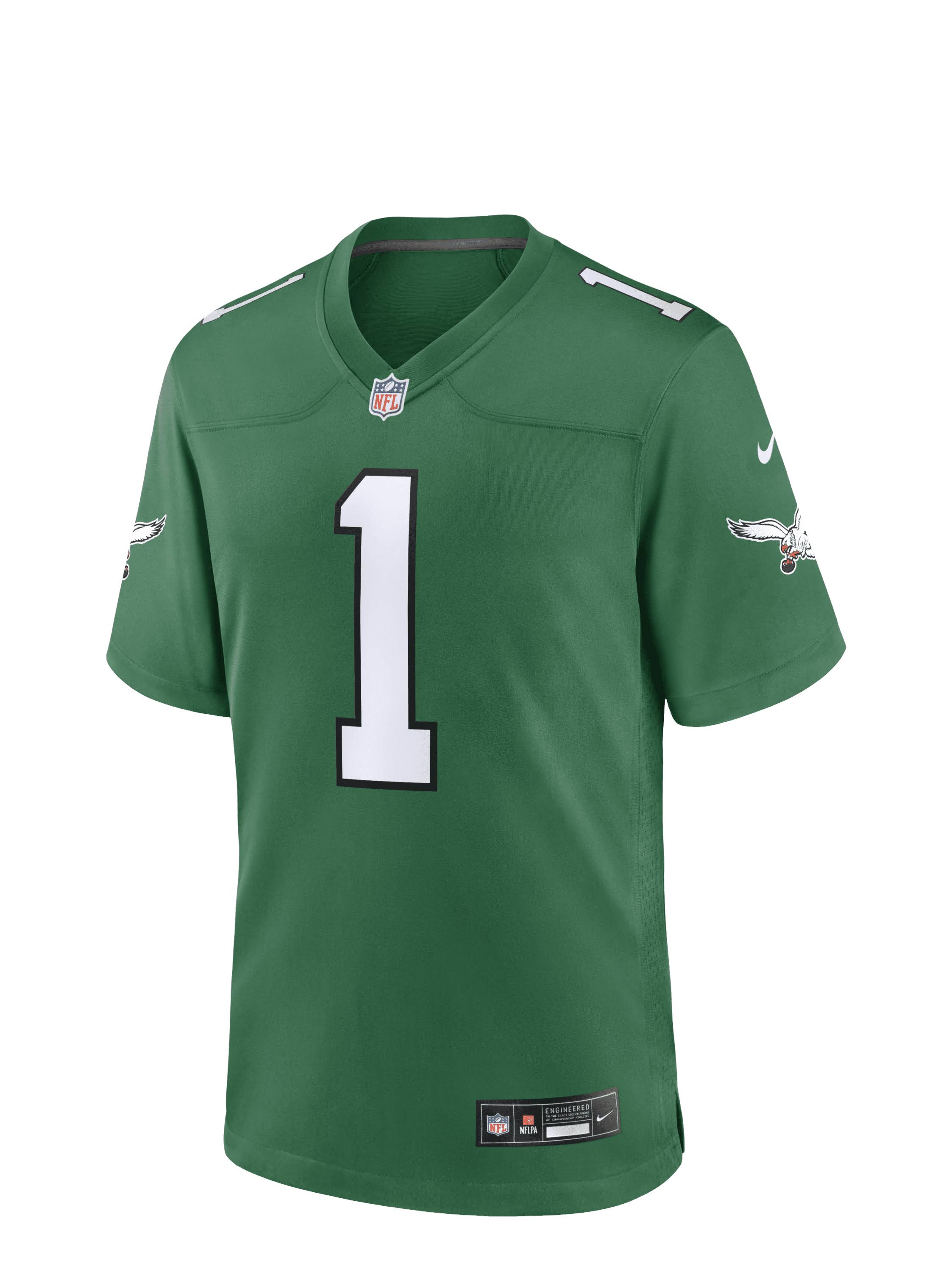 Men s Nike s Philadelphia Eagles Alternate Kelly Game Jersey