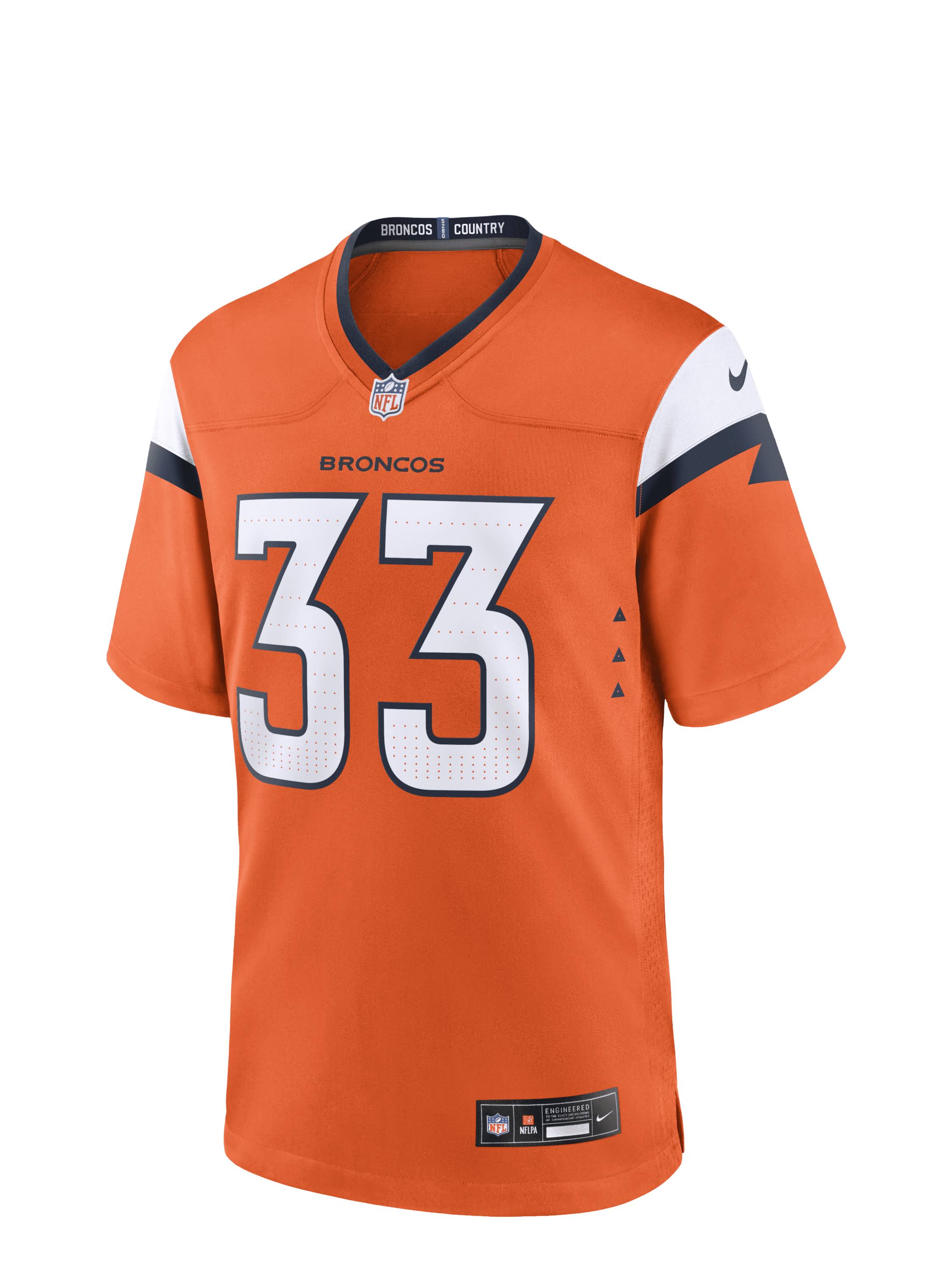 Men s Nike Orange Denver Broncos Game Jersey