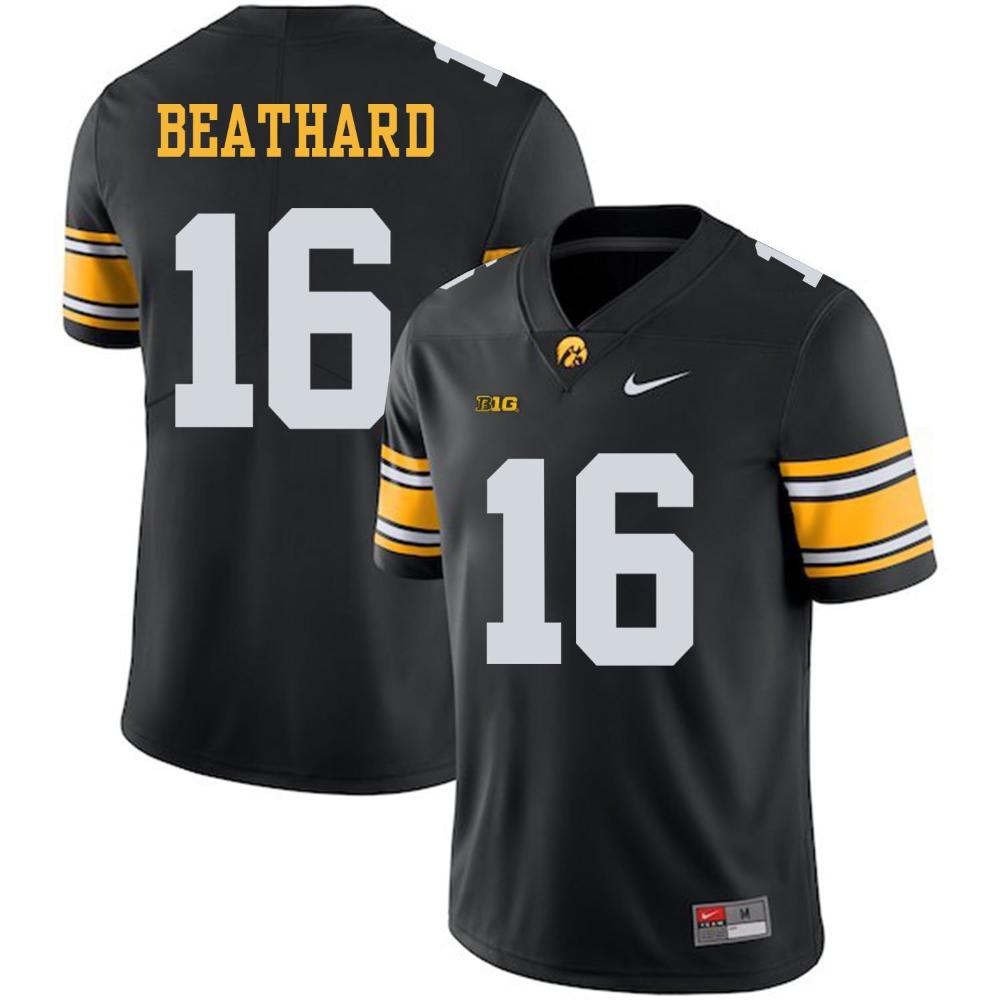 Iowa Hawkeyes 16 Cj Beathard Black College Football Jersey