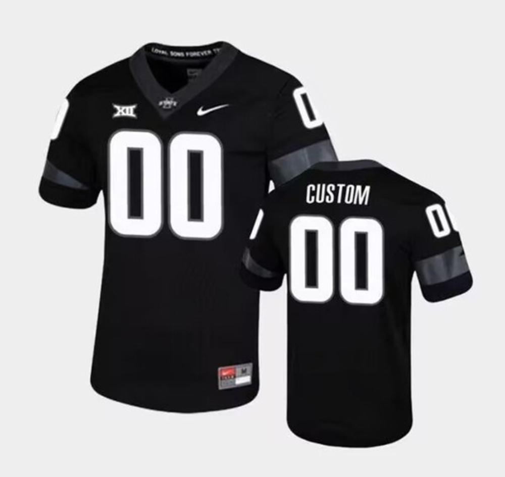 Iowa State Cyclones Active Player Custom Black Stitched Game Jersey