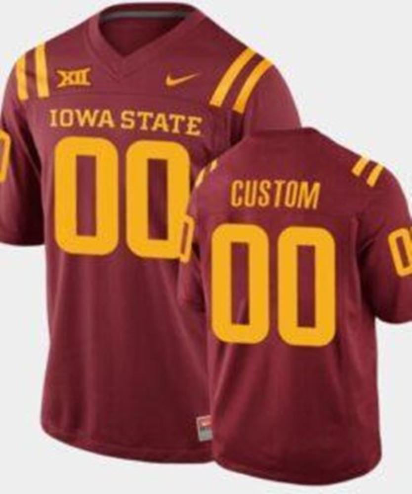 Iowa State Cyclones Active Player Custom Red Stitched Game Jersey