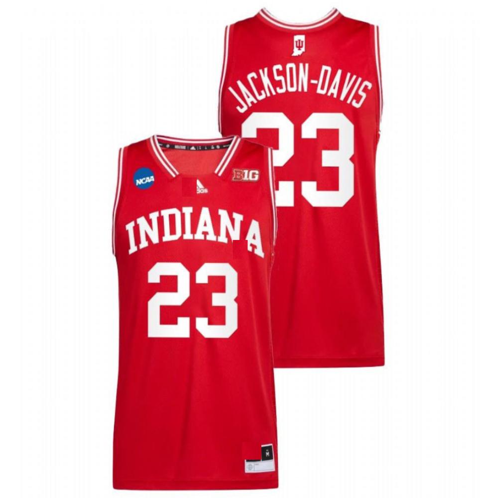 Jackson davis 23 Ncaa 2023 24 Indiana Hoosiers College Basketball Red Jersey