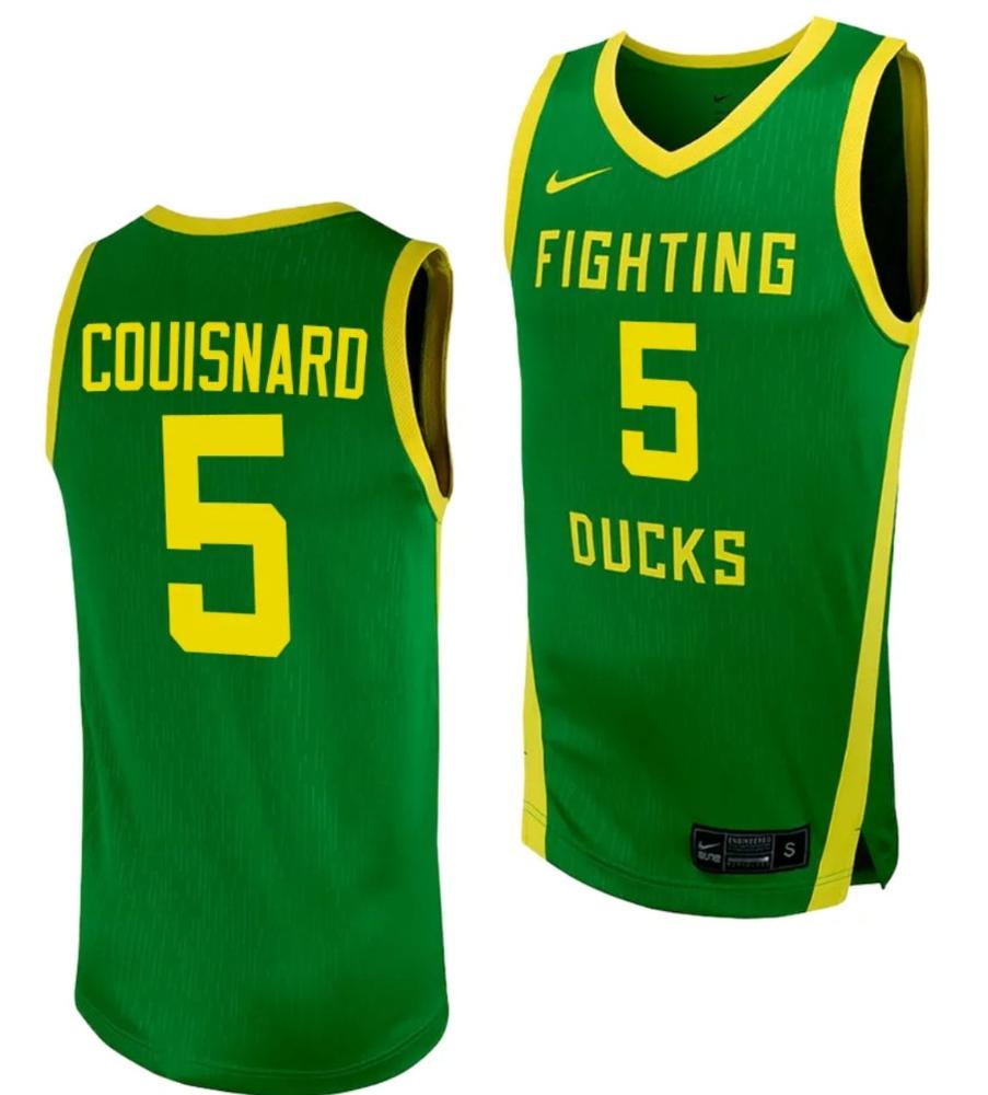 Jermaine Couisnard Jersey 5 Oregon Ducks Replica College Basketball Uniform Gr