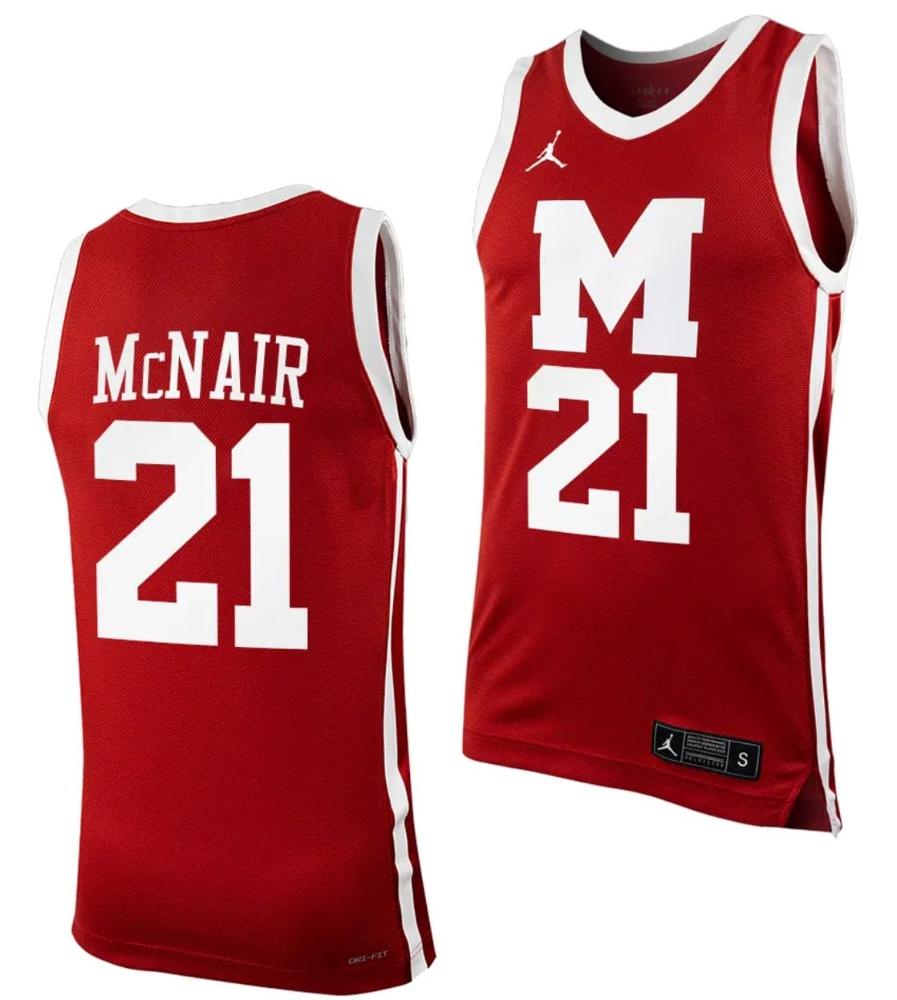 Joemel Mcnair Jersey 21 Morehouse Maroon Tigers Replica College Basketball