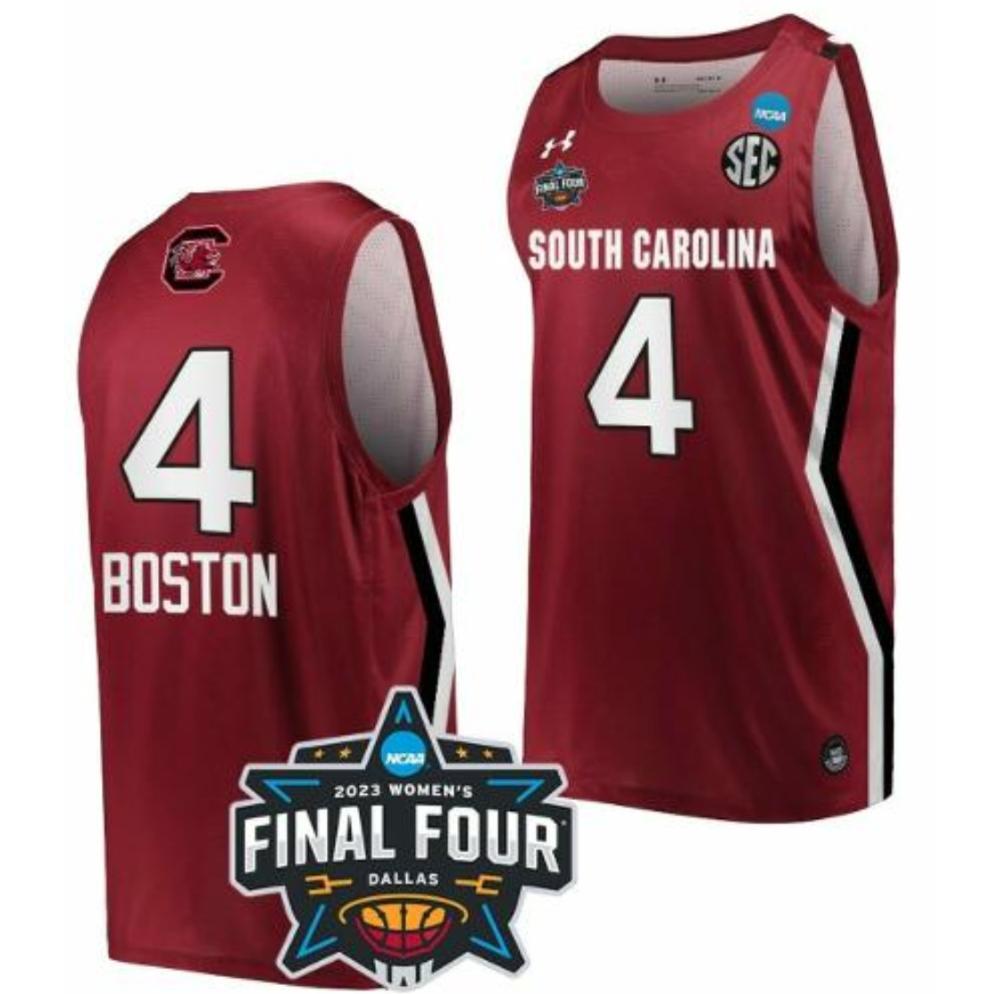 Kamilla Cardoso 4 Jersey South Carolina Gamecocks Basketball 2023 Ncaa Fina