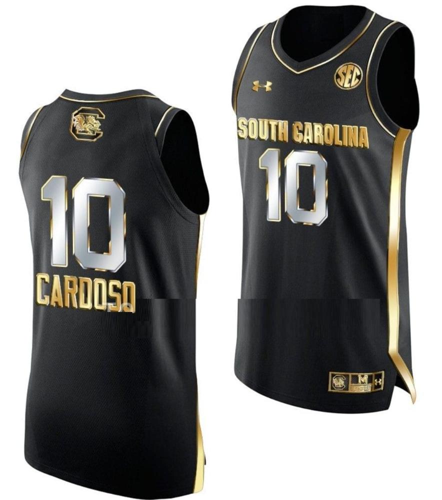 Kamilla Cardoso Jersey 10 South Carolina Gamecocks College Basketball Black Go