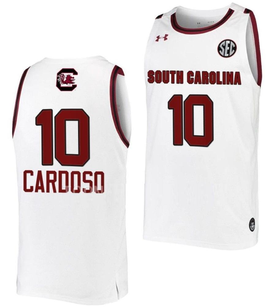 Kamilla Cardoso Jersey 10 South Carolina Gamecocks College Basketball White