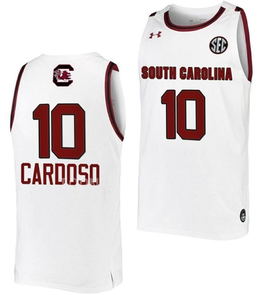 Kamilla Cardoso Jersey South Carolina Gamecocks College Basketball White 10