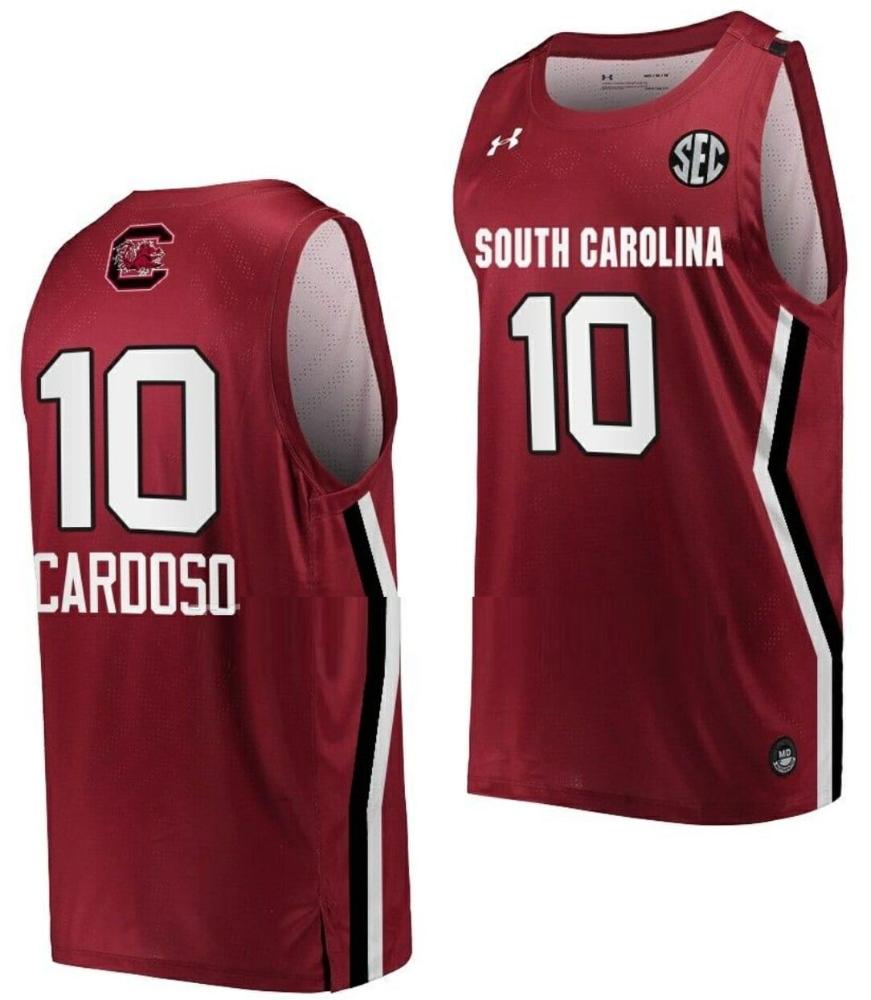 Kamilla Cardoso Jersey South Carolina Gamecocks College Basketball Wine 10