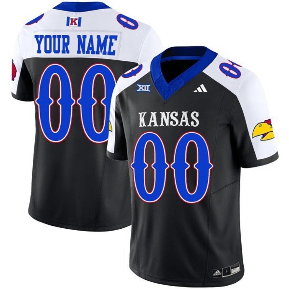 Kansas Jayhawks Active Player Custom 2023 Fuse Vapor Limited Stitched Jersey