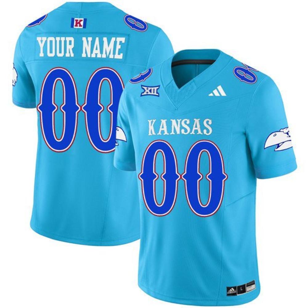 Kansas Jayhawks Active Player Custom Old Ku 2023 Fuse Vapor Limited Stitche