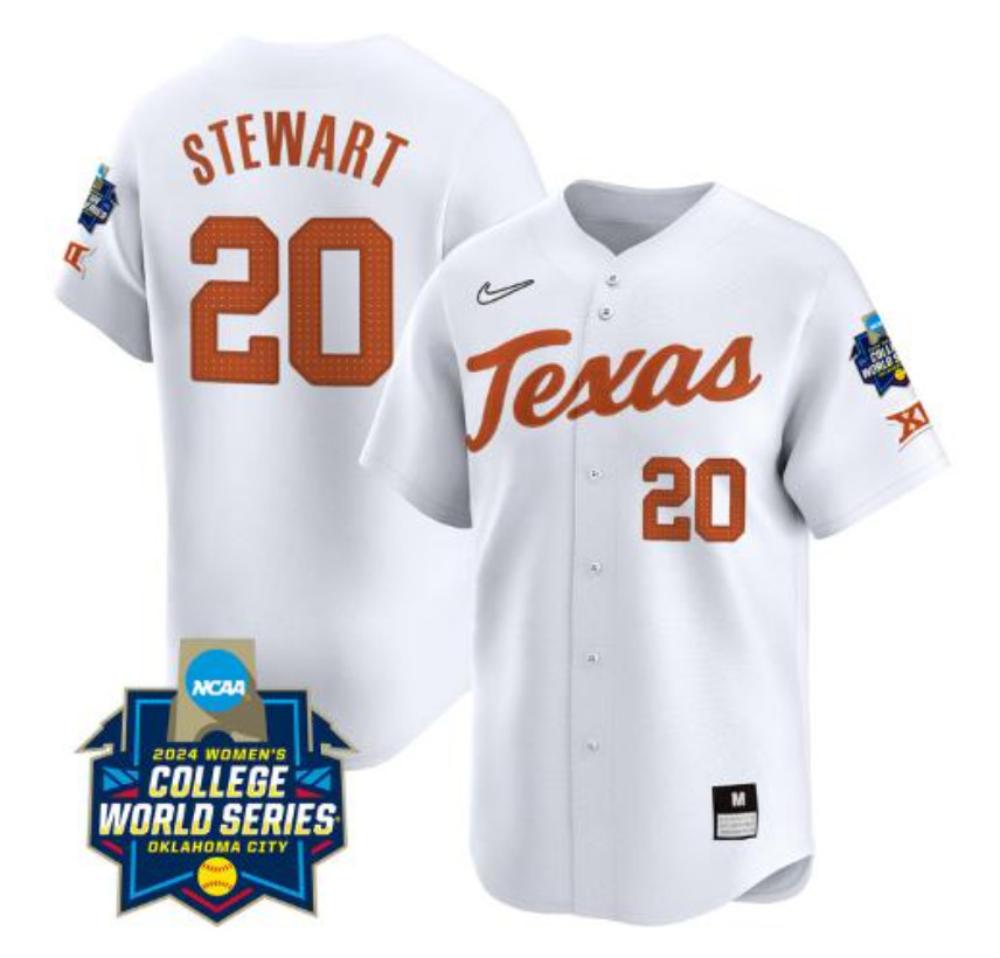 Katie Stewart Jersey 20 Texas Am Aggies 2024 World Series Ncaa Baseball White