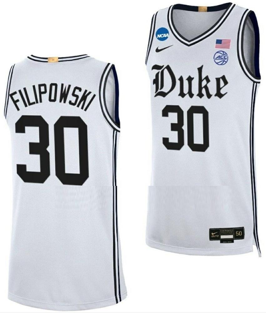 Kyle Filipowski Jersey Duke Blue Devil College Basketball 2023 Ncaa March Madne