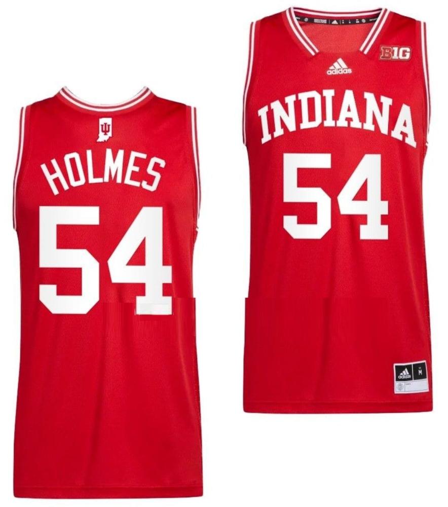 Mackenzie Holmes Jersey 54 Indiana Hoosiers College Basketball Red 2022 23