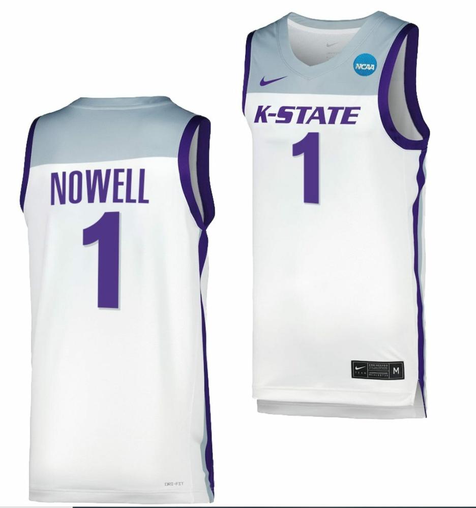 Markquis Nowell Jersey Kansas State Wildcats College Basketball 2023 Ncaa March