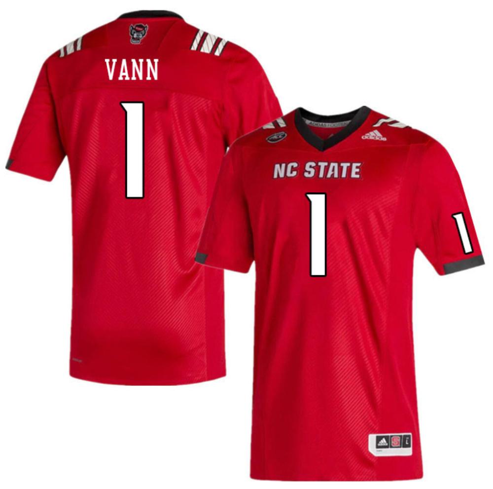 Men 1 Davin Vann Nc State Wolfpack College Football Jerseys Stitched Red