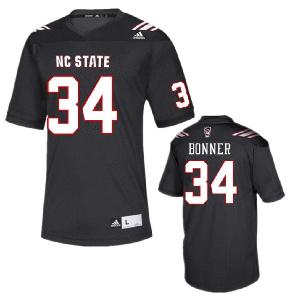 Men 34 Kamal Bonner Nc State Wolfpacks College Football Jerseys Stitched Black