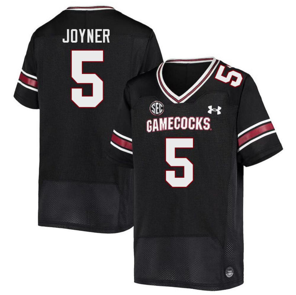 Men 5 Dakereon Joyner South Carolina Gamecocks Football Jerseys Stitched Black