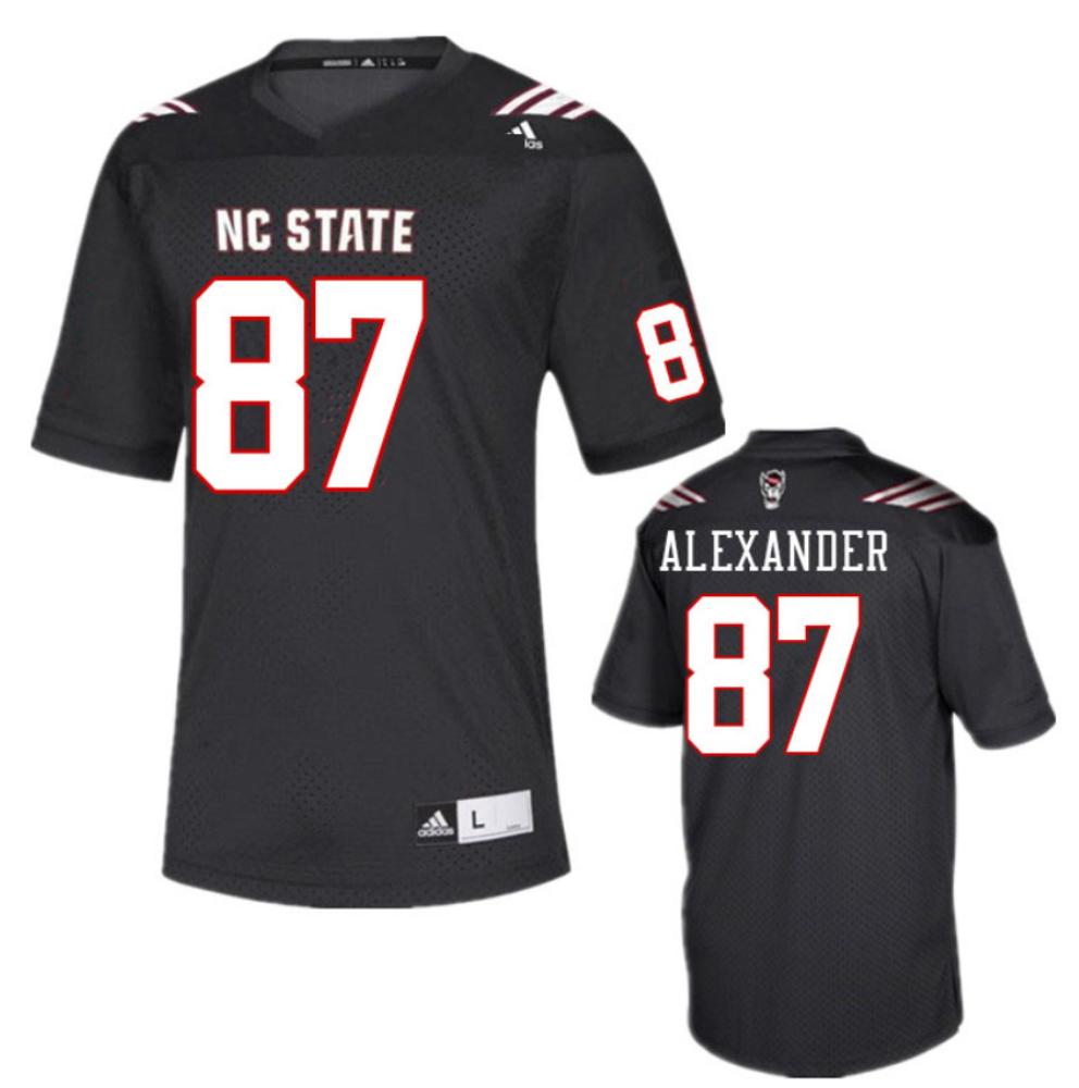Men 87 Alexander Nc State Wolfpack College Football Jerseys Stitched Black