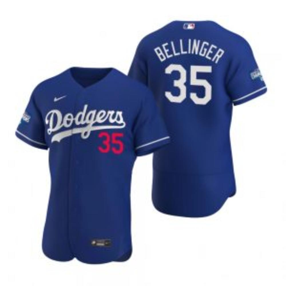Men Los Angeles Dodgers 35 Cody Bellinger Royal Jersey